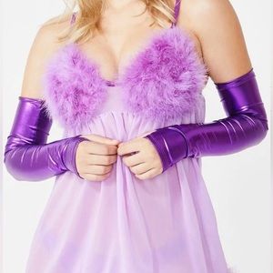 Purple fembot costume